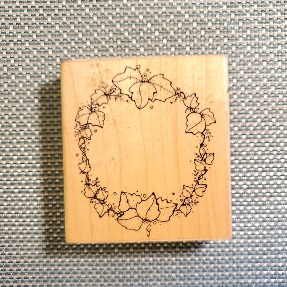 Ivy Rubber Stamp VTG